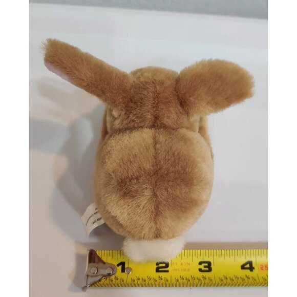 Gibson Greetings Vtg Plush Finger Puppet Cute Brown Bunny 5.5x4x4” Stuffed Toy - Picture 12 of 13